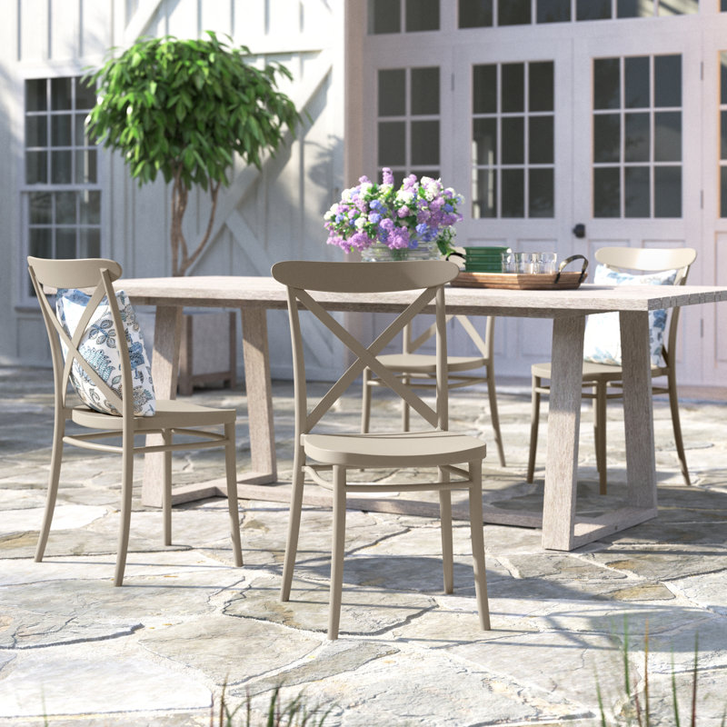 Chaise d'appoint de salle à manger Farrah, Taupe