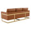 Bellago 83.5'' Faux Leather Sofa-676649705