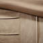 Literie en faux suède double beige - Édredon doux et confortable au cachet esthétique