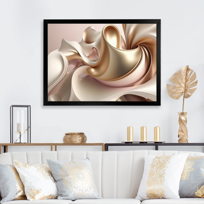 Cayenne - Abstract Liquid Ink Wall Art