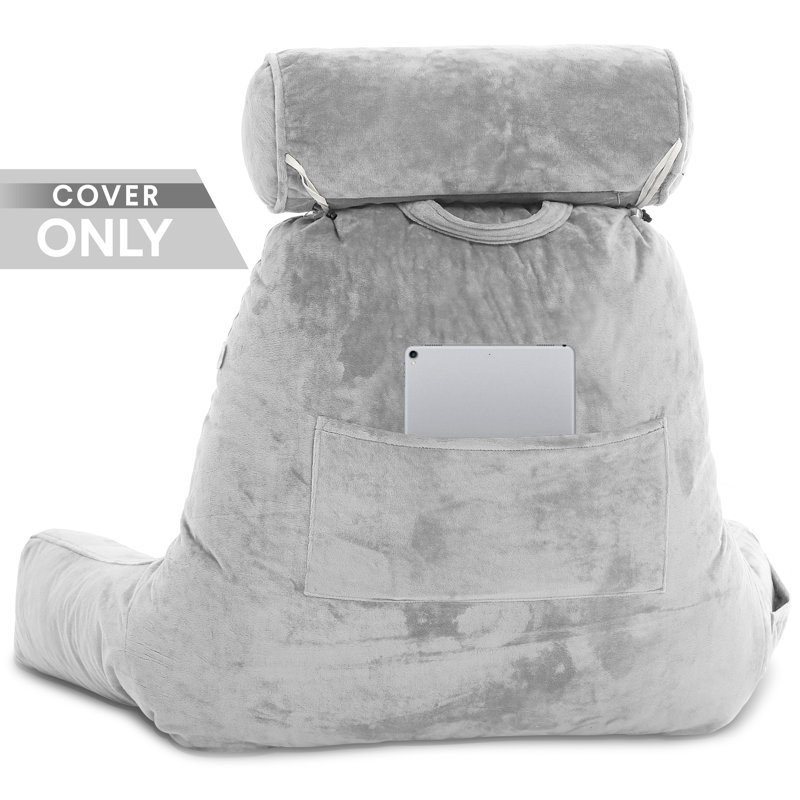 Housse de coussin d'extérieur, Gris clair