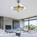 42" DIY Shape Ceiling Fan with LED Lights and Remote Control