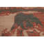 Tapis oriental en laine à motif abstrait noué à la main 5 x 8