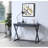 Charcoal Finish Console Table