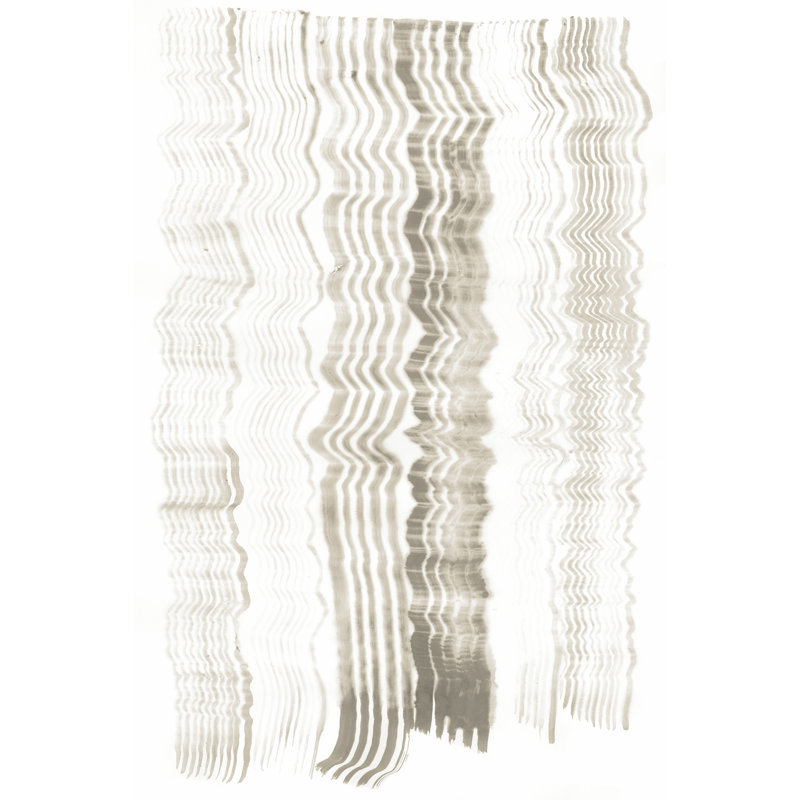 Accordion Shift I by Vanna Lam - Wrapped Canvas Painting, 46cm H x 30cm W