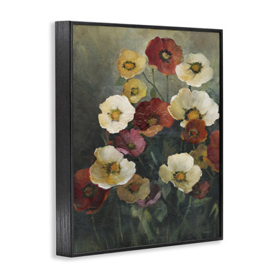 Poppies at Dawn Painting Framed Giclee, design by Carol Robinson