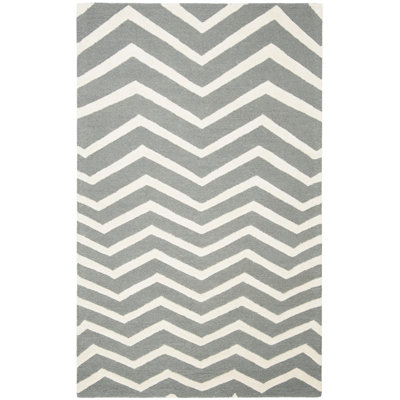 Shept Mallet Chevron Wool Hand Woven Area Rug