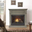 Foyer au gaz naturel sans conduit Duluth Forge - 26 000 BTU, télécommande, finition blanche - Modèle # DFS-300NR-3WT-115177449-115177450