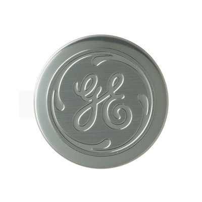 GE APPLIANCES BADGE FLAT CHROME