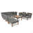 9-Piece Patio Rattan Furniture Set-1463944299