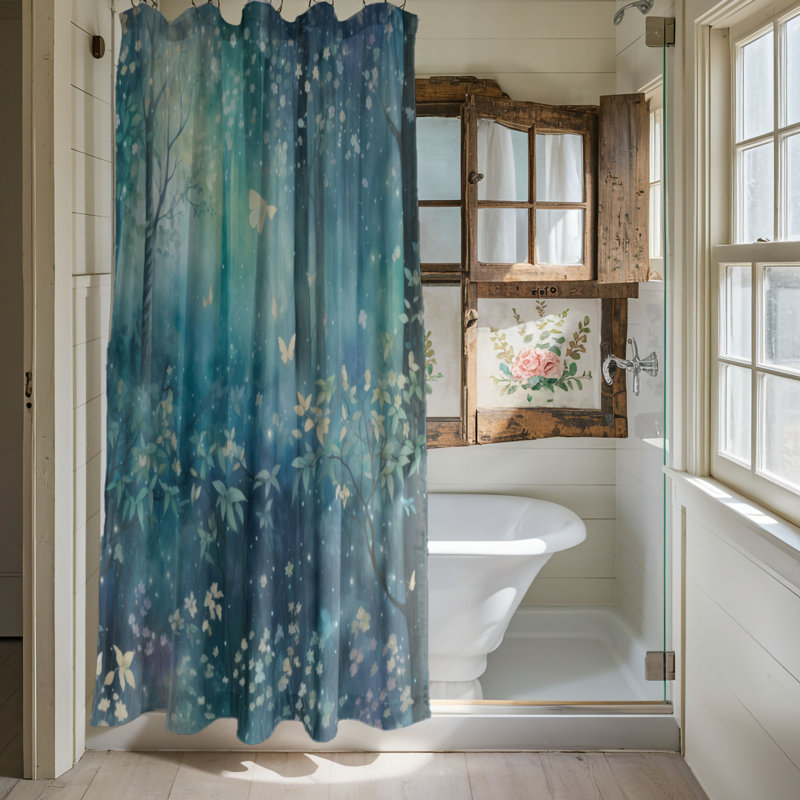 Forest Grace - Premium Shower Curtain, 74"H x 71"W