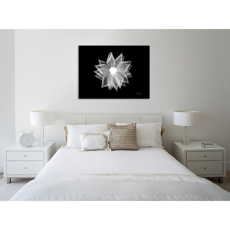 "Rose", toile tendue par Albert Koetsier, H 12 po x l 16 po x P 1,5 po