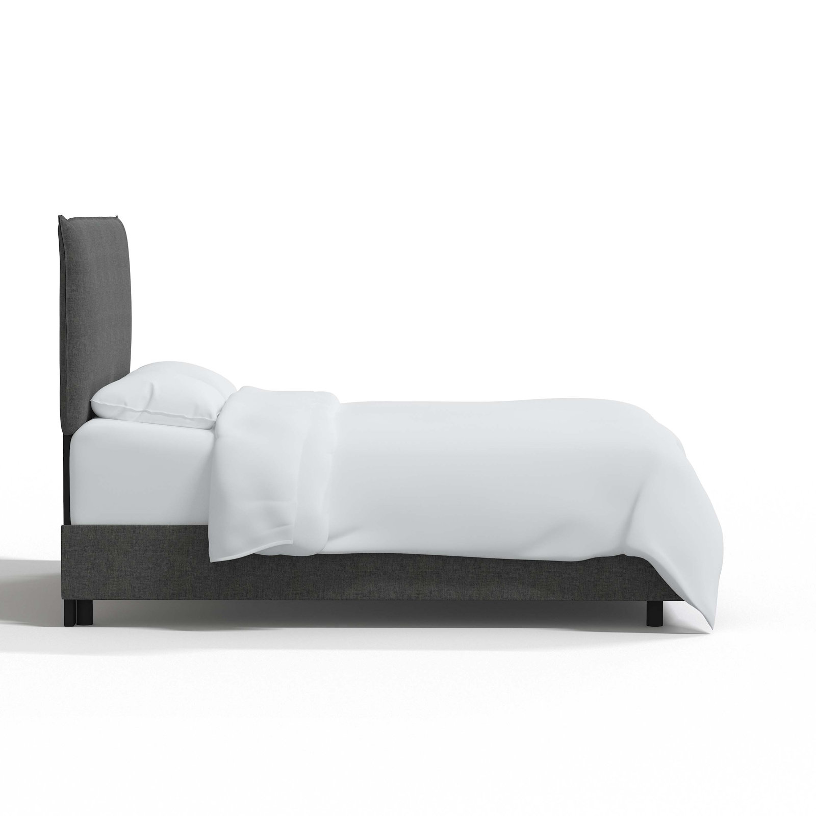 Bessinger Upholstered Bed, Twin, Zuma Charcoal