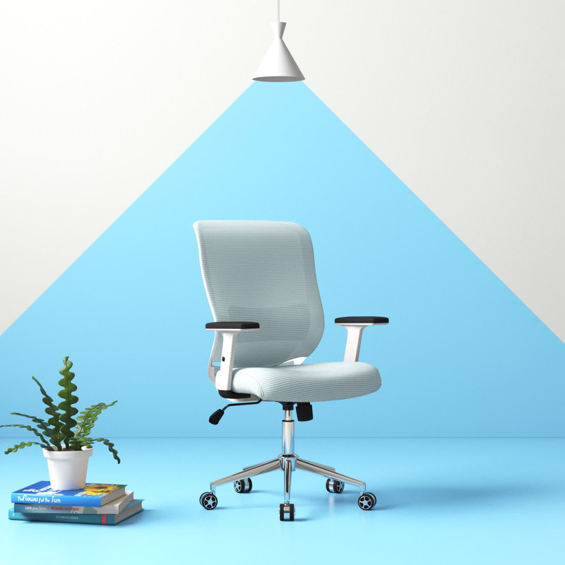 Chaise de travail en filet Georgii, Bleu
