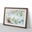 Horse in the Mist in Abstract - Framed Print-55763821-55763822