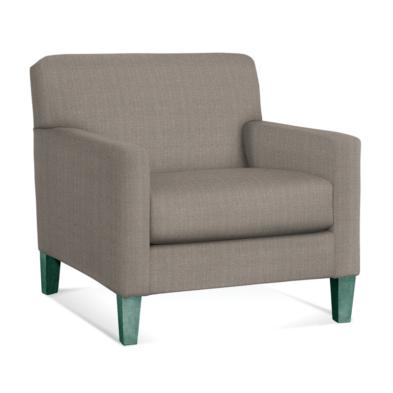 Tampa Upholstered Armchair, Stone Crypton Performance; 0884-83, Flax