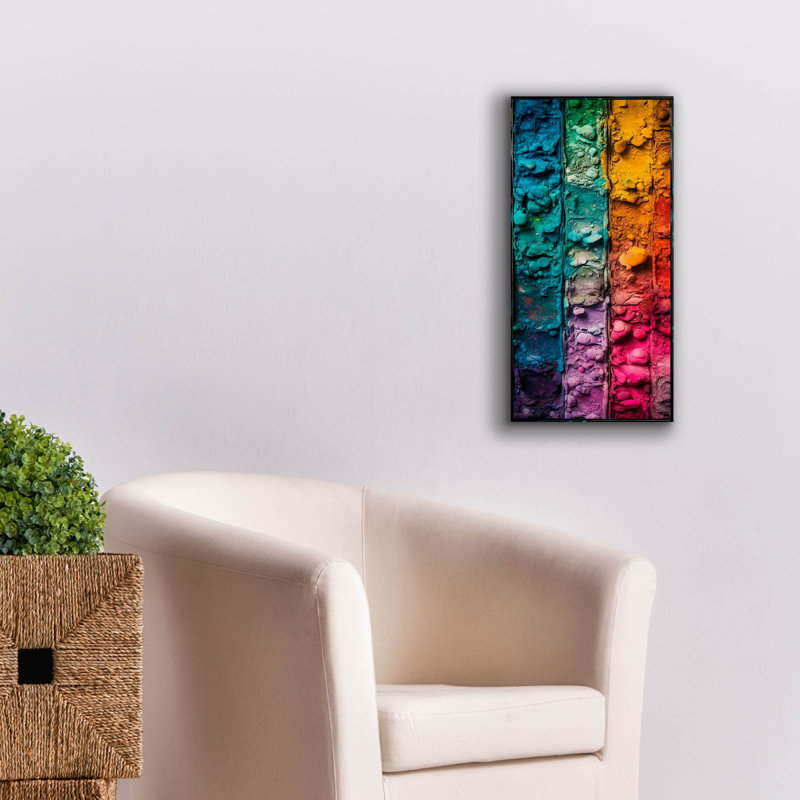  «Palette» par Decent Exposures, art mural 12 po x 24 po