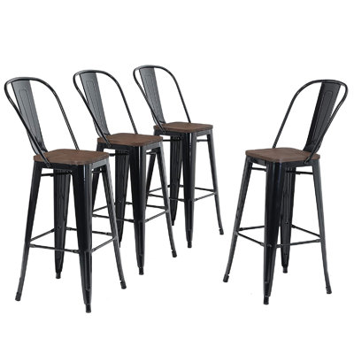 Correll Solid Wood Counter Stool