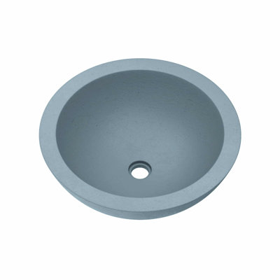 NativeStone Morro Round Concrete Vessel Sink
