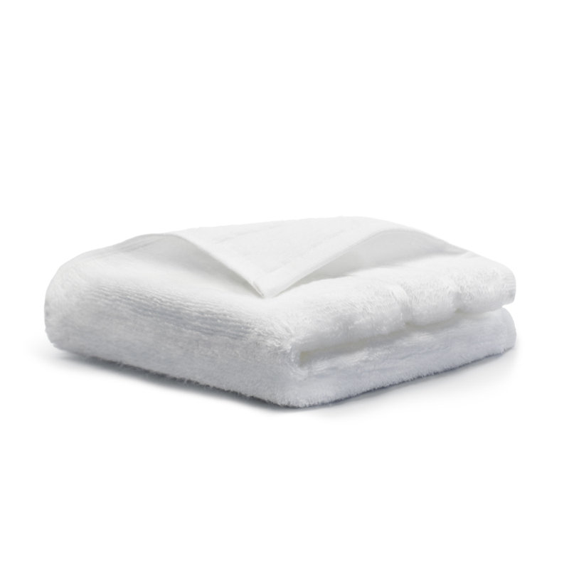 Cariloha - débarbouillette extra lisse - Viscose - 12 po x 12 po , Blanc