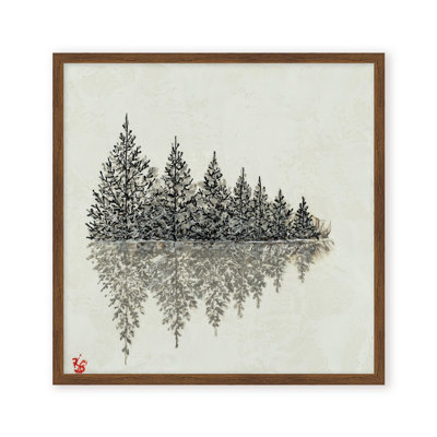 Nature Inspired "Frosted Trees" Canvas Wall Art By 