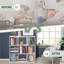 91 cm H x 91 cm W Etagere Bookcase