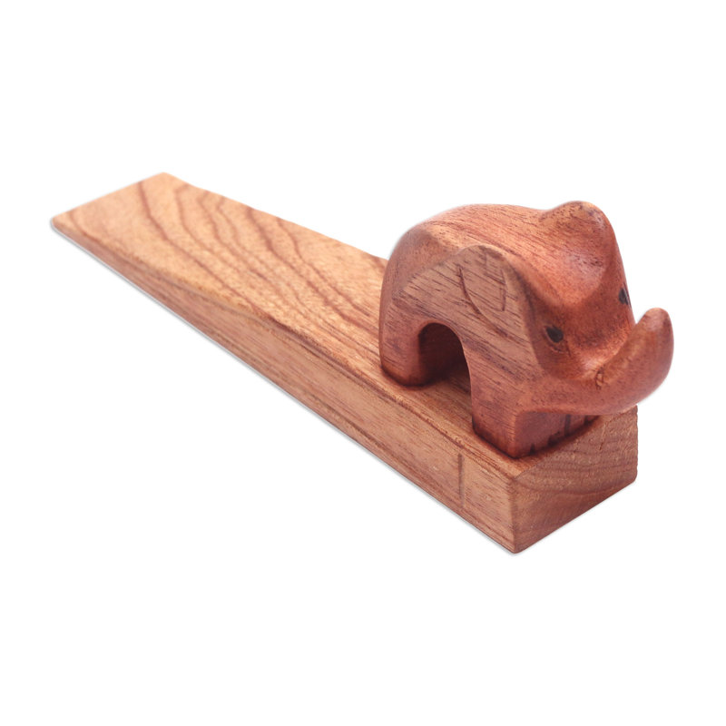 Cozzie Cute Elephant Wood Draft Excluder