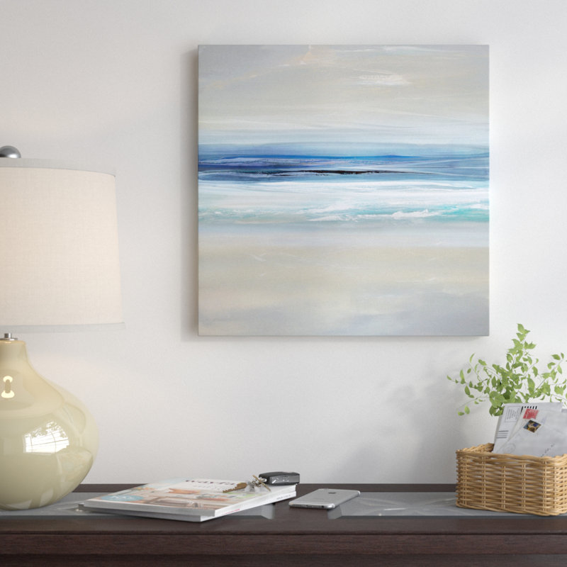 " Sway II " by Rachel Springer, 18" H x 18" W x 1.5" D, Black Framed Canvas, No Mat