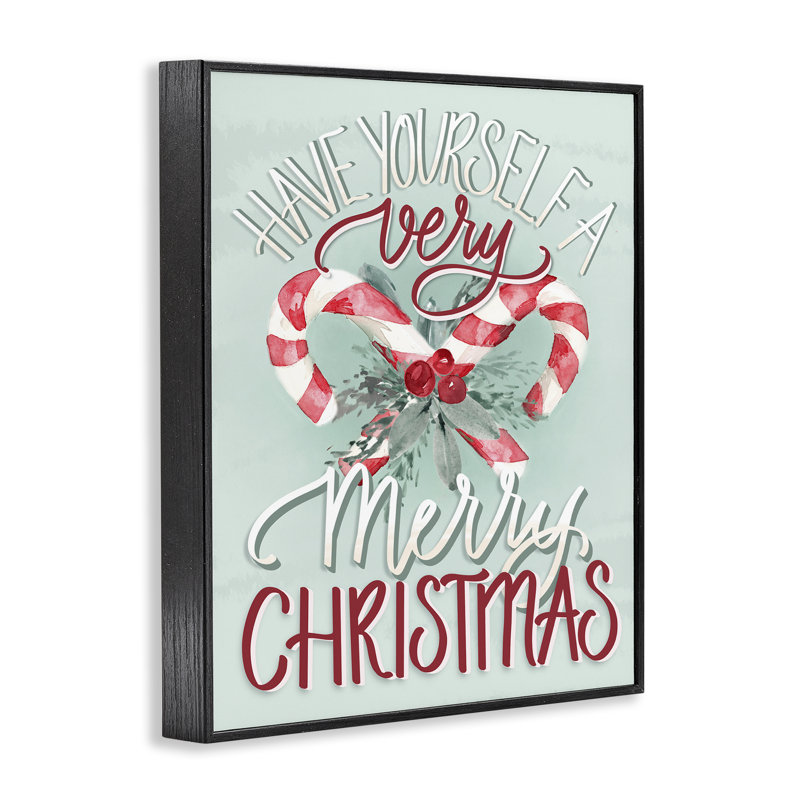 Très joyeux Noël, estampe numérique par Kristen Brockmon, H 30 po x l 24 po, Giclée encadrée noir minuit