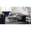 Causeuse convertible en polyester bleu foncé Primenest Collection Zenaero