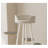 74.02" White Standard Solid Wood Cat Tree