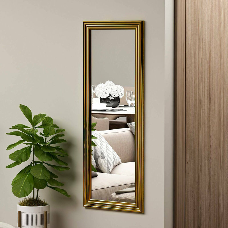 Bufard Manufactured Wood Framed Wall in Silver, 105cm x 3cm, Gold