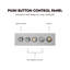 Cosmo 36 in. Vista Collection Ductless Wall Mount Range Hood, Button Controls, LED Lights, Permanent Filters, Stainless Steel