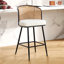 Tabouret rembourré Cane-107262891-107262890-124553566