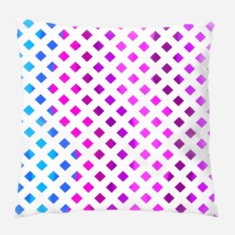 Geometric Microsuede Reversible Throw Pillow