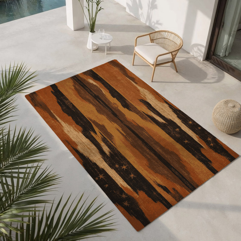 Tapis intérieur et extérieur Desert Glow, Rectangulaire 8 pi x 10 pi