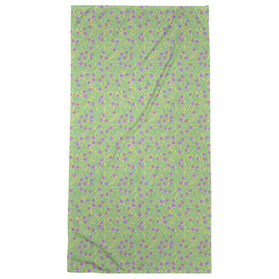 Serviette de bain florale swirly