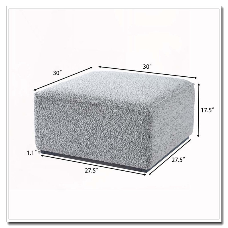 Square Upholstered Ottoman
