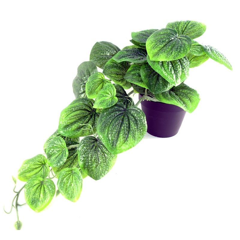 35cm Faux Plant in Pot Liner, Green