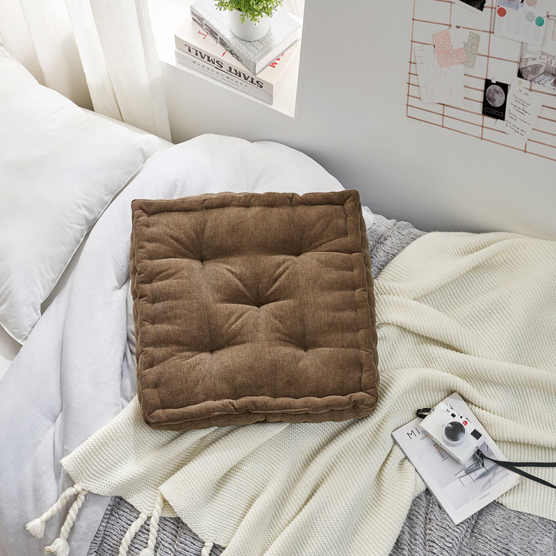 Rainha® - Coussin classique capitonné, Brun