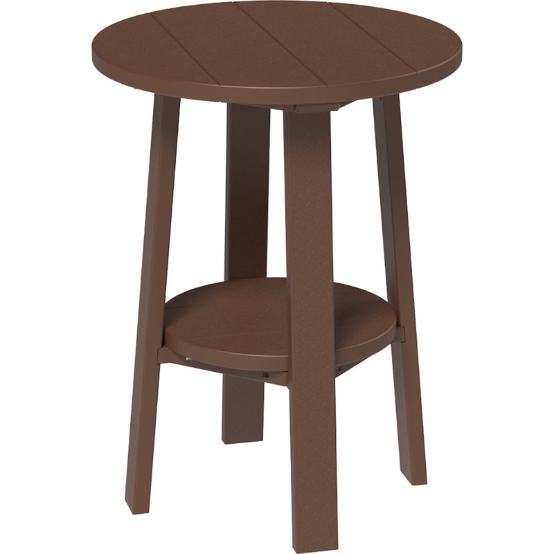 Table de bout de luxe 28 po, Brun châtaigne, Brun châtaigne