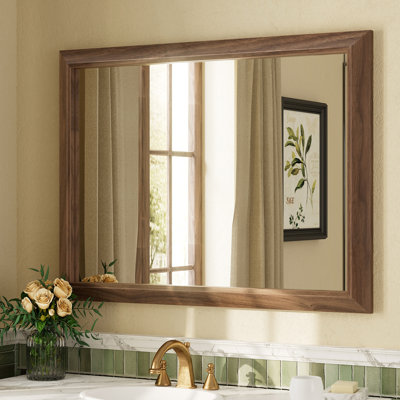 Amara Tempered Glass Mounted Wall Mirror