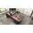 Home Office Desk With Movable File Cabinet Black & Walnut (59.8")-97734142-97734143
