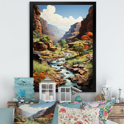 Canyon Canyon Serenading Shadows Landscape II - impression