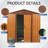 5 ft. W x 6 ft. D Metal Outdoor Storage Shed Coffee