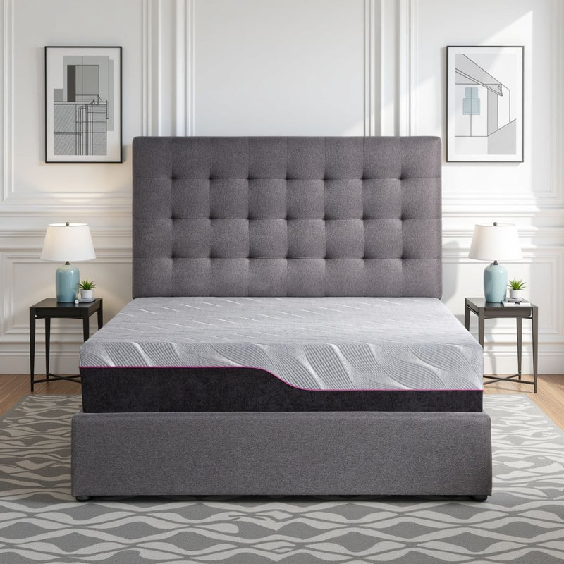 Matelas en mousse de latex à refroidissement rapide 11 po Marcela, Simple extra long