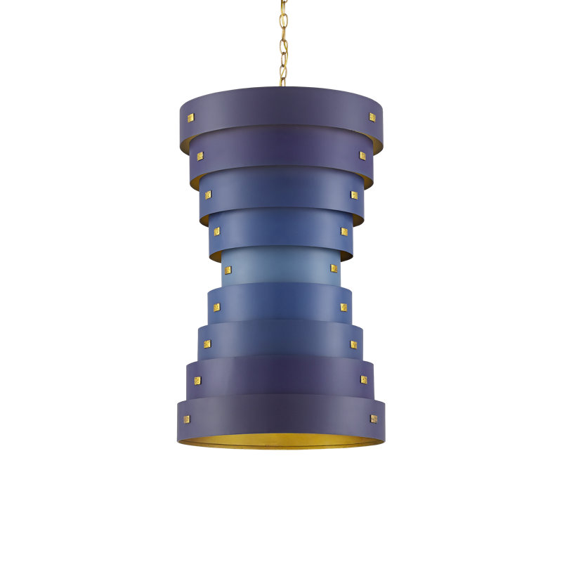Lustre géométrique à graduation 6 lumières