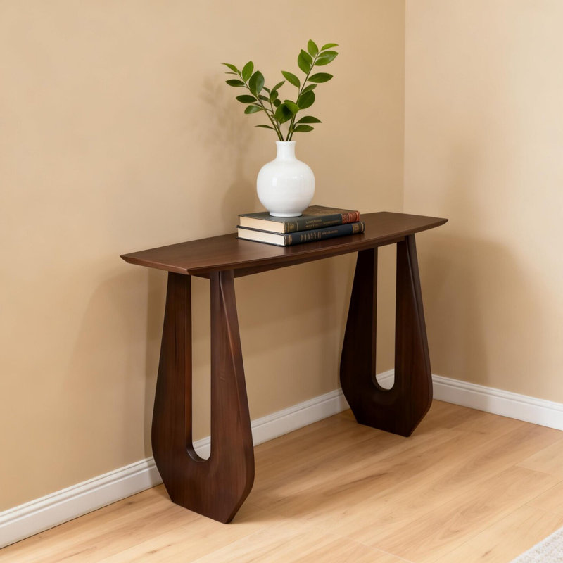 Solid Wood Top Console Table, 29.5" H x 59" W x 15.7" D