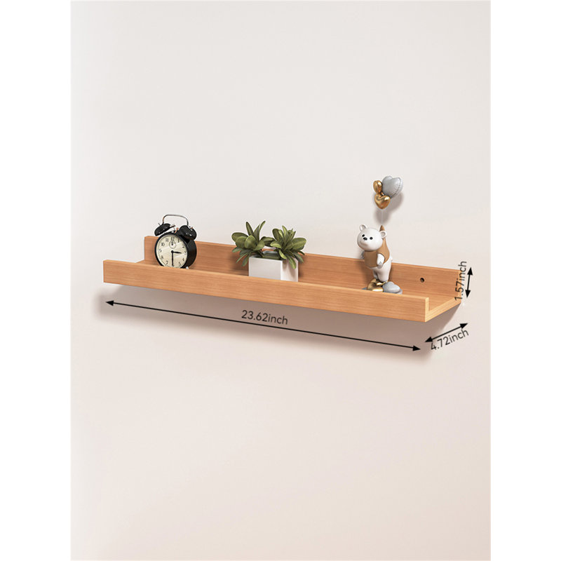 Teuna Wood Floating Shelf