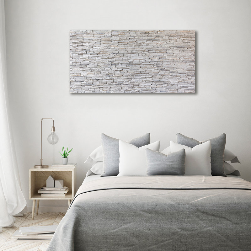 A Stone Wall - Wrapped Canvas Print